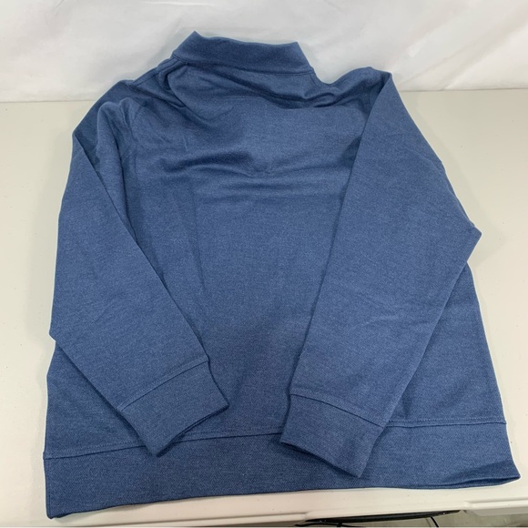 Kirkland Signature Men's 1/4 zip Pullover size S/P blue NWT - Picture 3 of 6